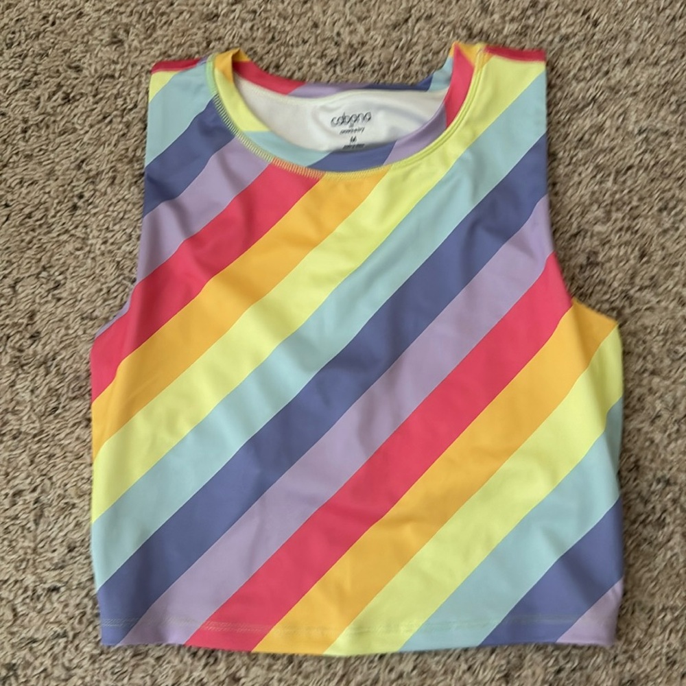 crown&ivy Cabana Tank ~EUC